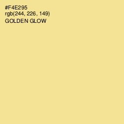 #F4E295 - Golden Glow Color Image