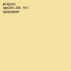 #F4E2A1 - Sandwisp Color Image