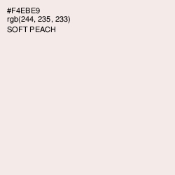 #F4EBE9 - Soft Peach Color Image