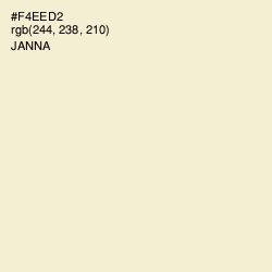 #F4EED2 - Janna Color Image