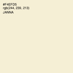 #F4EFD5 - Janna Color Image