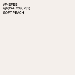 #F4EFEB - Soft Peach Color Image