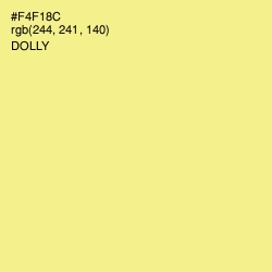 #F4F18C - Dolly Color Image