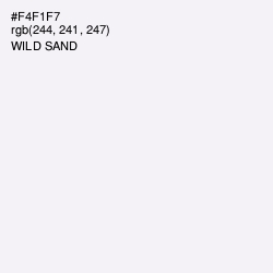 #F4F1F7 - Wild Sand Color Image