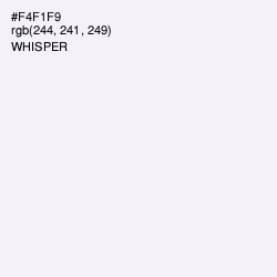 #F4F1F9 - Whisper Color Image