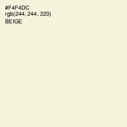 #F4F4DC - Beige Color Image