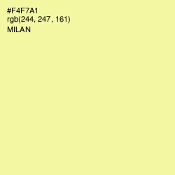 #F4F7A1 - Milan Color Image
