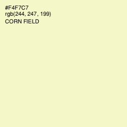 #F4F7C7 - Corn Field Color Image