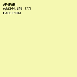 #F4F8B1 - Pale Prim Color Image