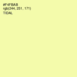 #F4FBAB - Tidal Color Image