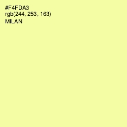 #F4FDA3 - Milan Color Image