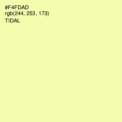 #F4FDAD - Tidal Color Image