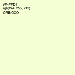 #F4FFD4 - Orinoco Color Image
