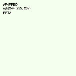 #F4FFED - Feta Color Image