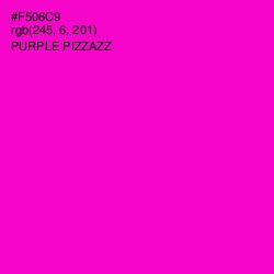 #F506C9 - Purple Pizzazz Color Image