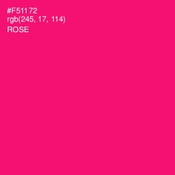 #F51172 - Rose Color Image