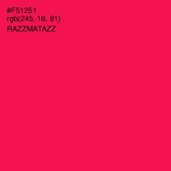 #F51251 - Razzmatazz Color Image