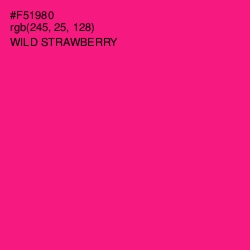 #F51980 - Wild Strawberry Color Image