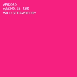 #F52080 - Wild Strawberry Color Image