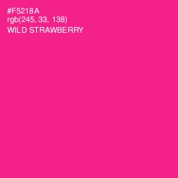 #F5218A - Wild Strawberry Color Image