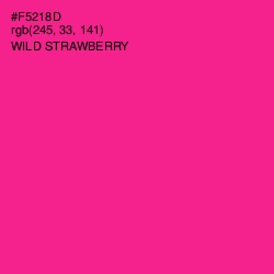 #F5218D - Wild Strawberry Color Image