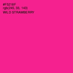 #F5218F - Wild Strawberry Color Image