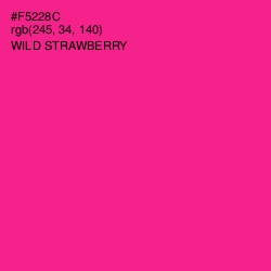 #F5228C - Wild Strawberry Color Image