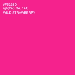 #F5228D - Wild Strawberry Color Image