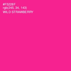 #F5228F - Wild Strawberry Color Image