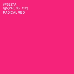 #F5237A - Radical Red Color Image