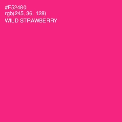 #F52480 - Wild Strawberry Color Image