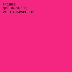 #F52682 - Wild Strawberry Color Image