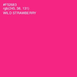 #F52683 - Wild Strawberry Color Image