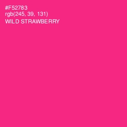 #F52783 - Wild Strawberry Color Image