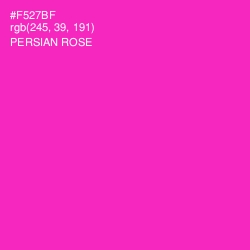 #F527BF - Persian Rose Color Image