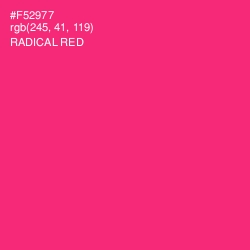 #F52977 - Radical Red Color Image