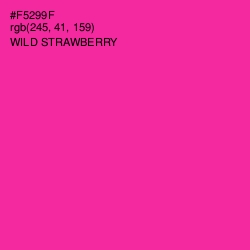 #F5299F - Wild Strawberry Color Image