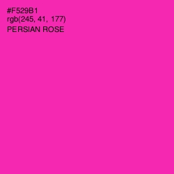 #F529B1 - Persian Rose Color Image