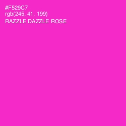 #F529C7 - Razzle Dazzle Rose Color Image