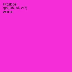 #F52DD9 - Razzle Dazzle Rose Color Image