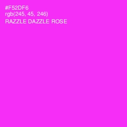 #F52DF6 - Razzle Dazzle Rose Color Image