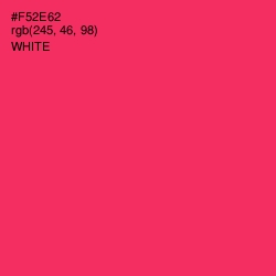 #F52E62 - Radical Red Color Image