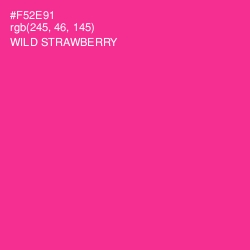 #F52E91 - Wild Strawberry Color Image