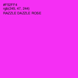 #F52FF4 - Razzle Dazzle Rose Color Image