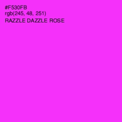 #F530FB - Razzle Dazzle Rose Color Image