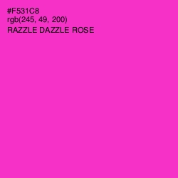 #F531C8 - Razzle Dazzle Rose Color Image