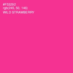 #F53292 - Wild Strawberry Color Image