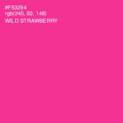 #F53294 - Wild Strawberry Color Image