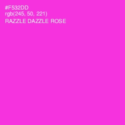 #F532DD - Razzle Dazzle Rose Color Image