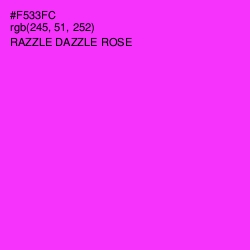 #F533FC - Razzle Dazzle Rose Color Image